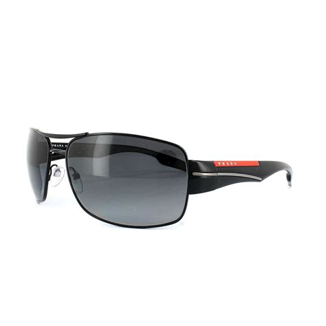 prada sport sunglasses 53ns 7ax5w1 black gray gradient polarized|Prada Sport Sunglasses 53NS 7AX5W1 Black Gray Gradient .